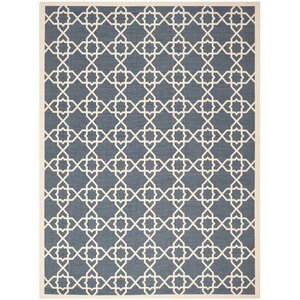 Ceri Navy/Beige Outdoor Area Rug