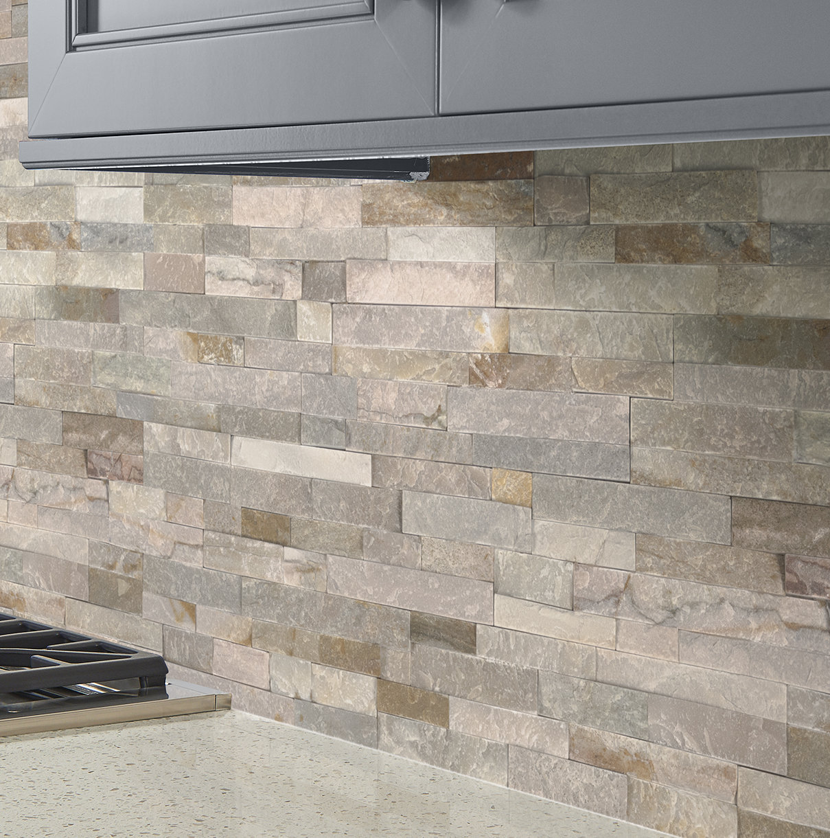 Msi Golden Honey Random Size Natural Stone Splitface Tile In White Msi Golden Honey Random Size Natural Stone Splitface Tile In White Wayfair