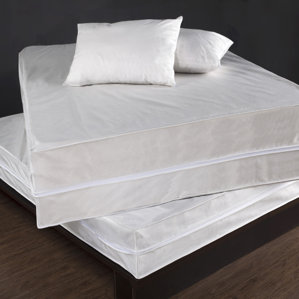 Bed Bug & Dust Mite Control Complete Bed Hypoallergenic Waterproof Mattress Protector Set by Alwyn Home