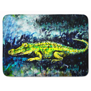 Alligator Sneaky Memory Foam Bath Rug