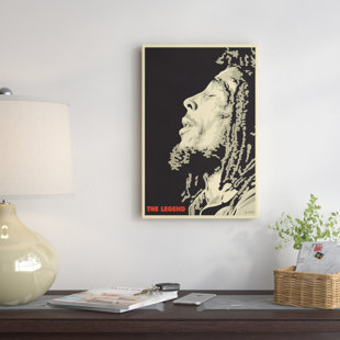 Bob Marley Wall Art Wayfair The Legend Bob Marley Graphic Art Print On Canvas