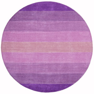 Degarmo Purple Stripes Area Rug