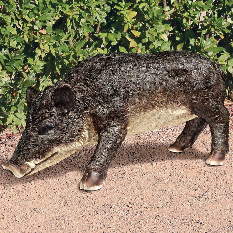 Design Toscano Razorback Wild Boar Statue | Wayfair