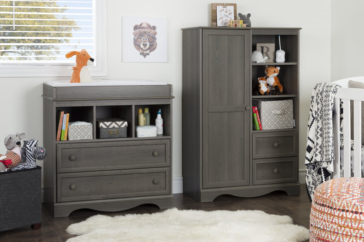 South Shore Andover 2 Drawer Combo Dresser & Reviews Wayfair.ca