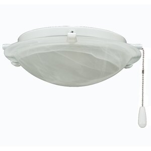 2-Light Bowl Ceiling Fan Light Kit