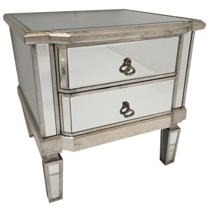 Verspiegelter Beistelltisch von Hazelwood Home