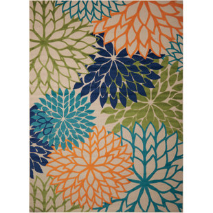 10 X 14 12 15 Outdoor Rugs You Ll Love Wayfair Nathalie Cream Indoor Outdoor Area Rug