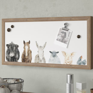 Hanging Stuff Animal Storage Wayfair Farm Animals Wall Mounted Magnetic Board