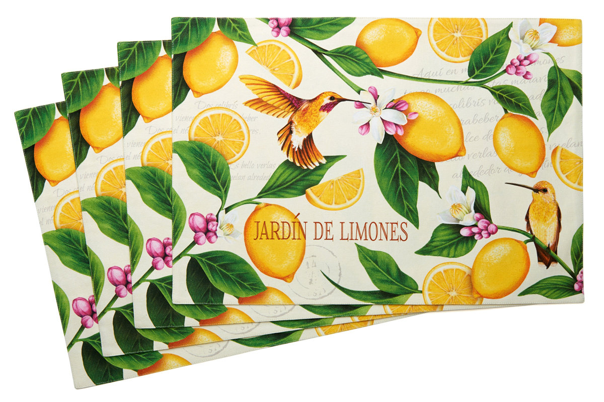 TSC Giftables Lemon Garden Placemat & Reviews Wayfair