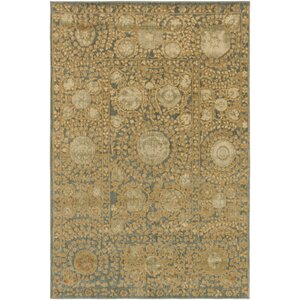 Almeta Ikat Gold Area Rug