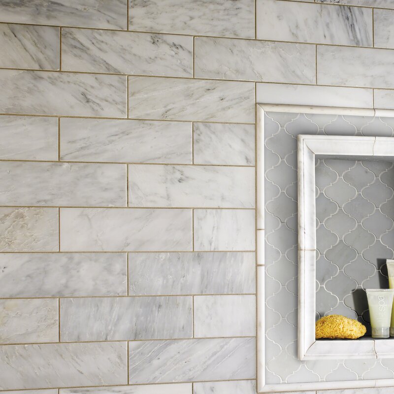 MSI 4" x 12" Marble Subway Tile & Reviews | Wayfair