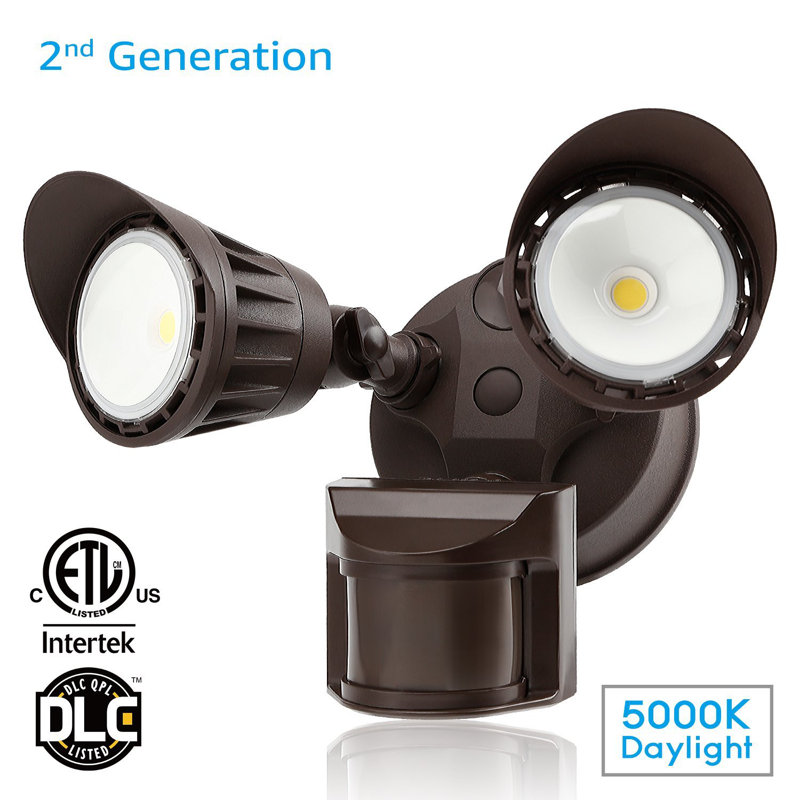 Leonlite 30 Watt Led Connectivity Outdoor Security Flood Light With Leonlite 30 Watt Led Connectivity Outdoor Security Flood Light With Motion Sensor Wayfair
