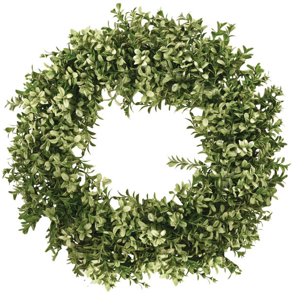 16" Faux Boxwood Wreath & Reviews Joss & Main