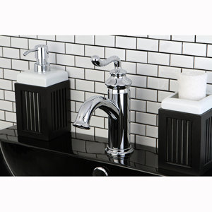 Royale Single Handle Centerset Bathroom Faucet with Pop-Up Drain