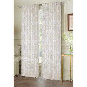 Southwick Damask Room Darkening Rod Pocket Panel Pair (Set of 2)