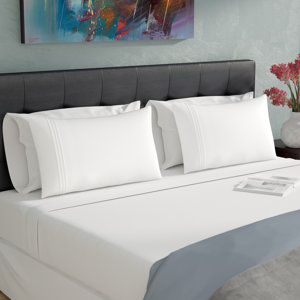 Riam Split King 1500 Thread Count Sheet Set