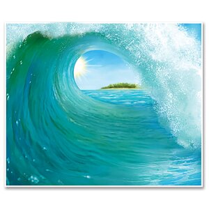 Surf Wave Insta' Graphic Art Print