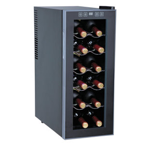 12 Bottle Single Zone Freestanding Wine Cooler