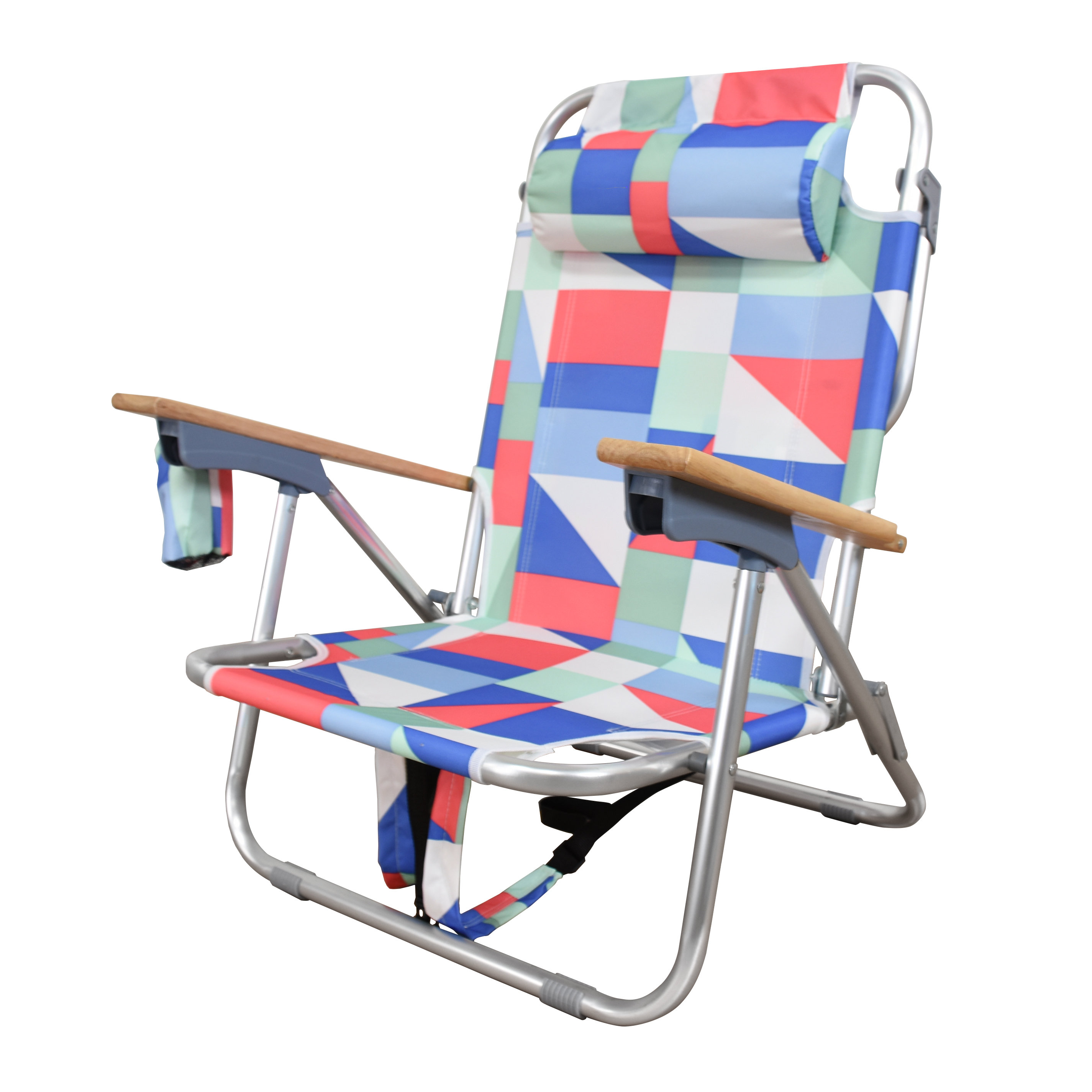 Regalado Reclining Beach Chair With Cushion Reviews Joss Main
