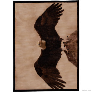Lacour High Quality Woven Ultra-Soft Eagle Berber Area Rug