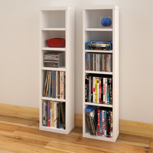 Elma Multimedia Storage Standard Bookcase (Set of 2)