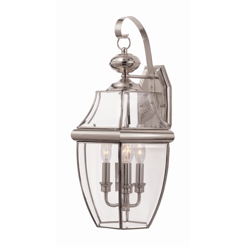 Darby Home Co Thiel 3-Light Outdoor Wall Lantern
