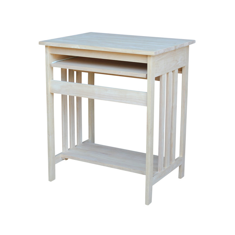 International Concepts Unfinished Wood Mission Computer Desk & Reviews