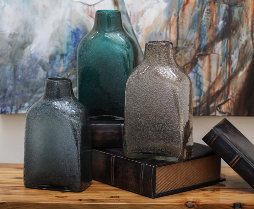 Cole & Grey Glass Bottle Table Vase & Reviews Wayfair