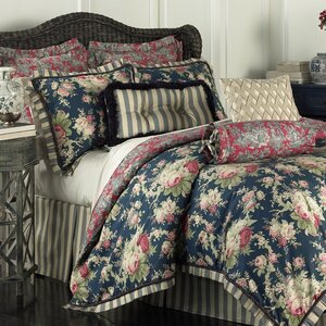 Sanctuary Rose 4 Piece Reversible Bedding Set