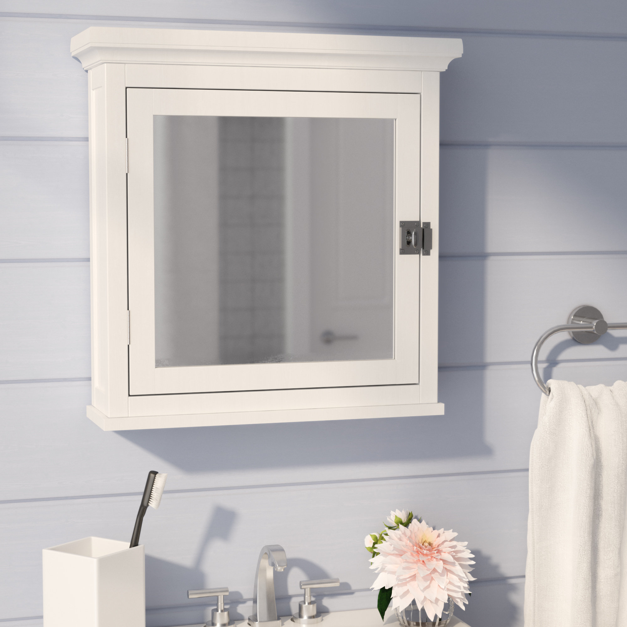 Beachcrest Home Sumter 18 75 X 19 Surface Mount Framed Medicine Beachcrest Home Sumter 18 75 X 19 Surface Mount Framed Medicine Cabinet With Adjule Shelves Reviews Wayfair