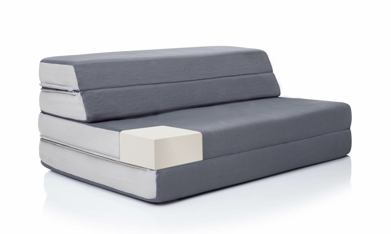 folding 4 firm memory foam mattress