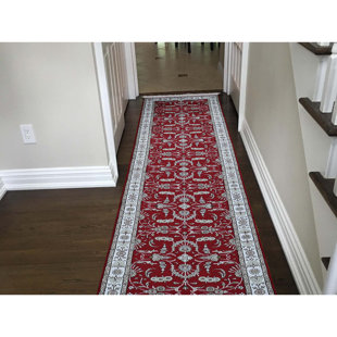 2 X 12 Runner Wayfair One Of A Kind Kidd Art Hand Knotted Runner 2 6 X 12 Silk Red Beige Area Rug