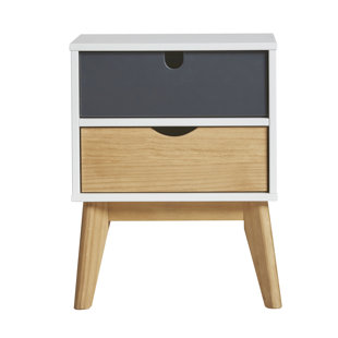 Bedside Table No Drawers Wayfair Co Uk Paragamian 2 Drawer Bedside Table
