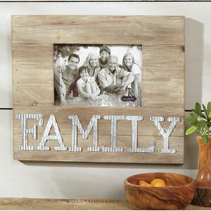 Pine Wood Family Picture Frame