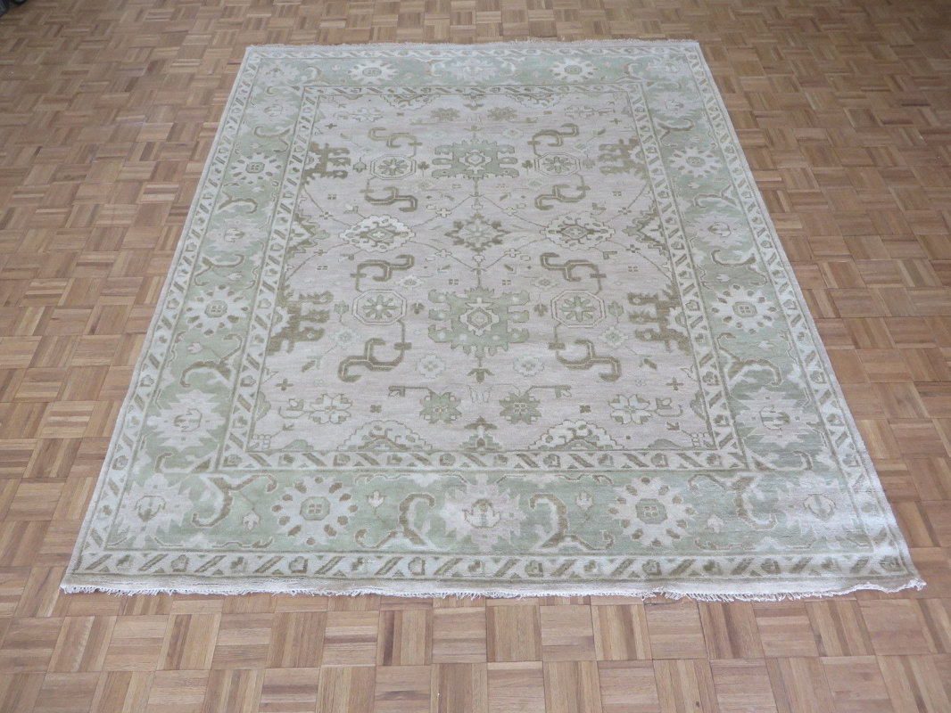 Canora Grey One Of A Kind Josephson Oushak Hand Knotted Rayon From One Of A Kind Josephson Oushak Hand Knotted Rayon From Bamboo Silk