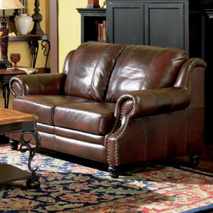 Harvard Leather Loveseat by Wildon Home ?