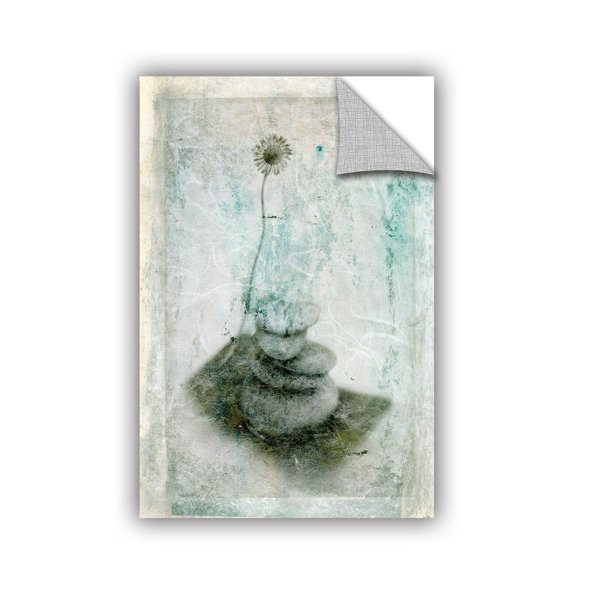 ArtWall Lindsey Janich Swans From A Bridge-2 Appeelz Removable Graphic Wall Art 12 by 18