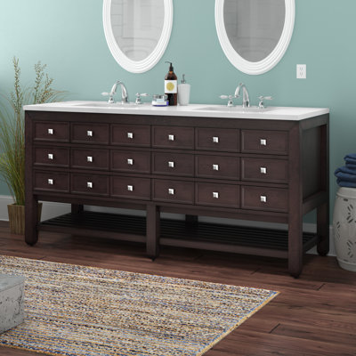 Longs Tides Ardin 69 Double Bathroom Vanity Set Wayfair Ardin 69 Double Bathroom Vanity Set