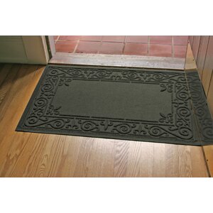 Aqua Shield Iron Fleur Doormat