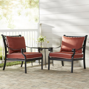 Nadine Arm Chair with Cushion (Set of 2)