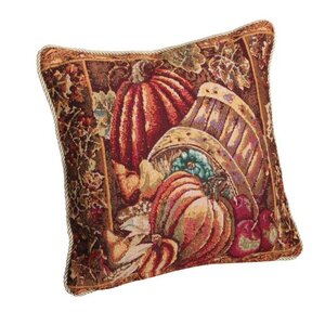Fall Harvest Bushel Basket Pillow Cover
