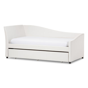 Couch With Pop Up Trundle Bed Wayfair Feathers Daybed With Trundle