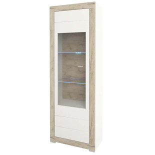 Modern Display Cabinets Allmodern Garzon 1 Door Curio Cabinet