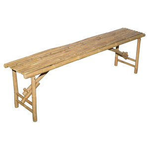Wood Folding Bench by Bamboo54