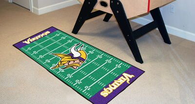 Nfl Football Field Runner 72 In X 30 In Non Slip Door Mat