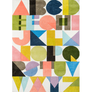 Modern Contemporary Kidney Shaped Rug Allmodern Lulu Abc Shapes Hand Tufted Area Rug