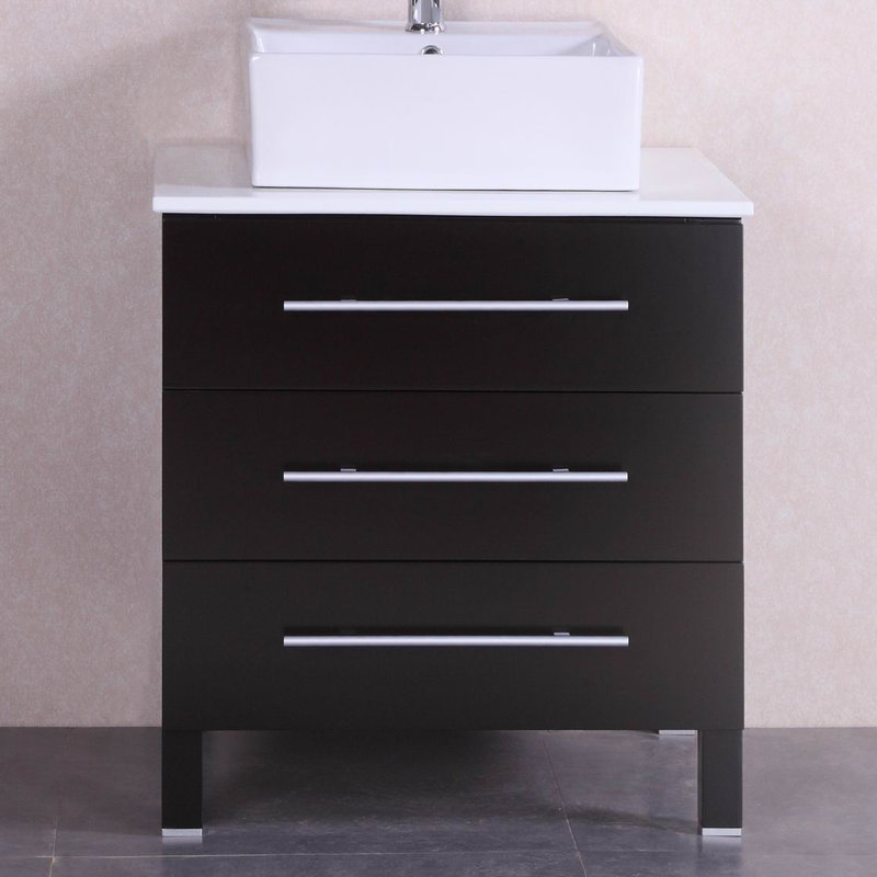 Belvederebath 28 Single Modern Bathroom Vanity Set Wayfair 28 Single Modern Bathroom Vanity Set