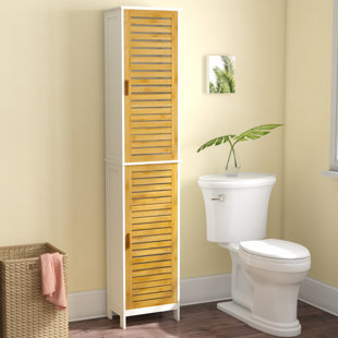 Narrow Tall Linen Storage You Ll Love Wayfair Munos 15 75 W X H Linen Tower