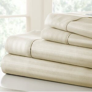 Anson Double-Brushed Dobby Stripe Sheet Set