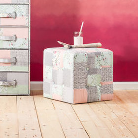 Pouf Patchwork Powder von KARE Design